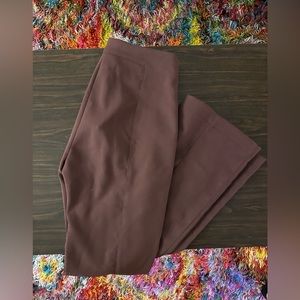 Flare Trousers from & Other Stories / plum brown color